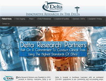 Tablet Screenshot of deltaresearchpartners.com